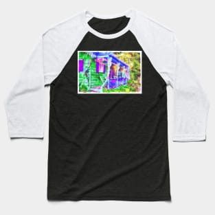 Victorian Gingerbread Cottage 16 Baseball T-Shirt